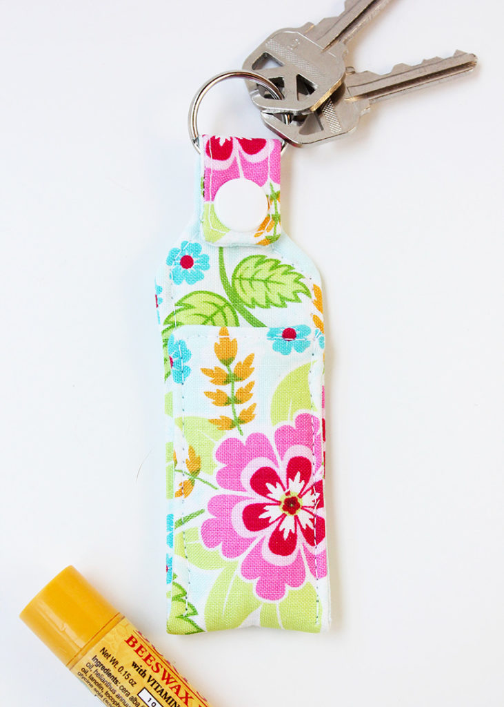 Chapstick Holder Keychain Positively Splendid Crafts Sewing