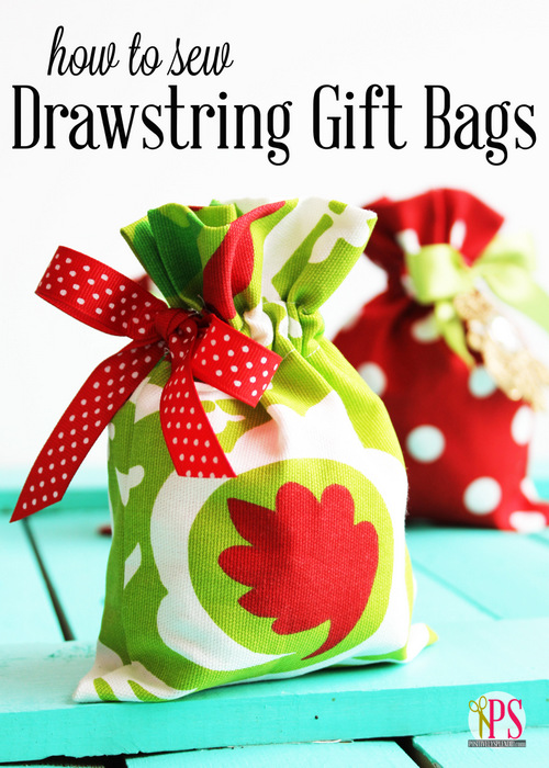 Heart Pattern Fabric Gift Bag By Linen & Lisle | notonthehighstreet.com