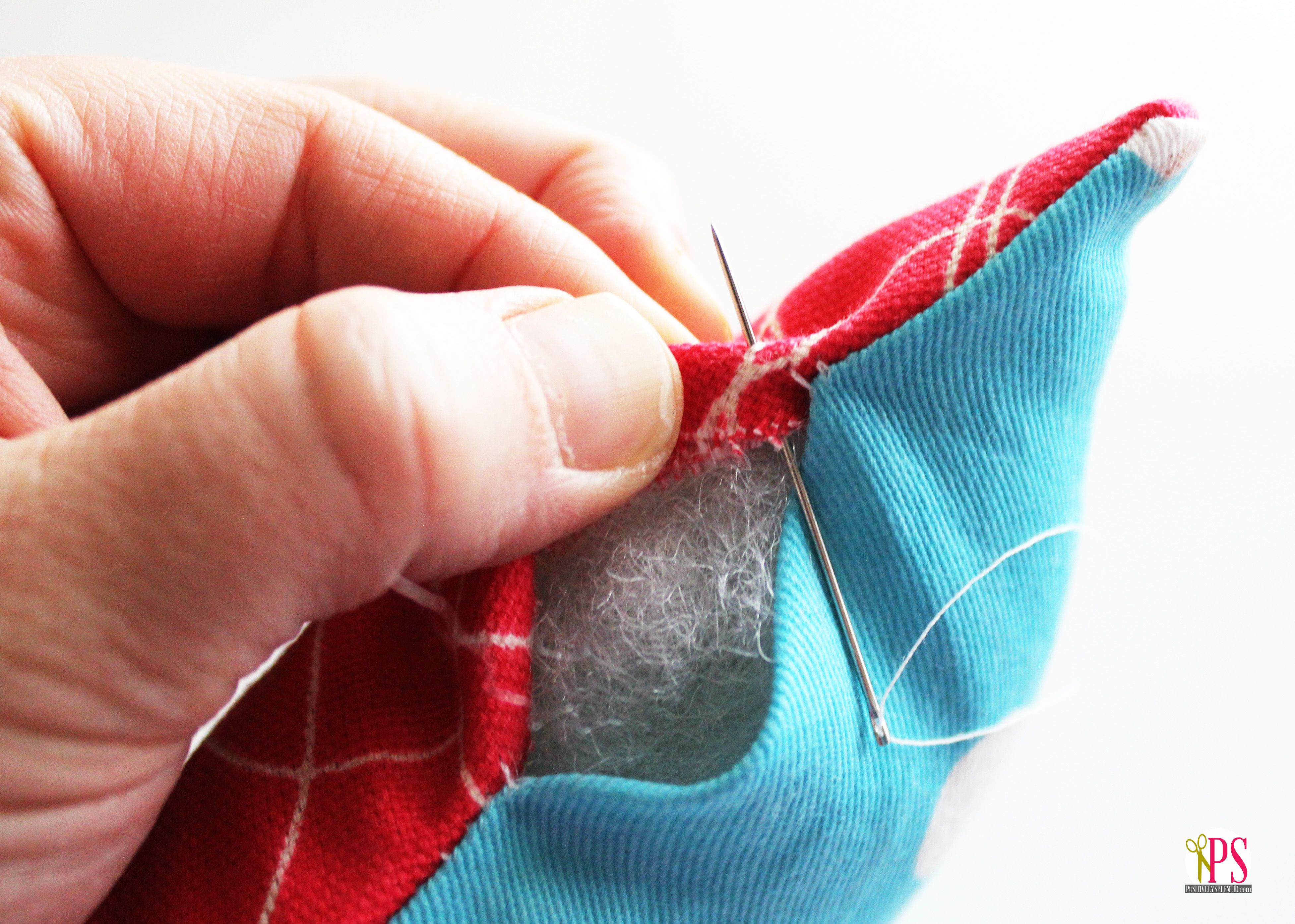 How To Do An Invisible Stitch (Ladder Stitch) by Hand
