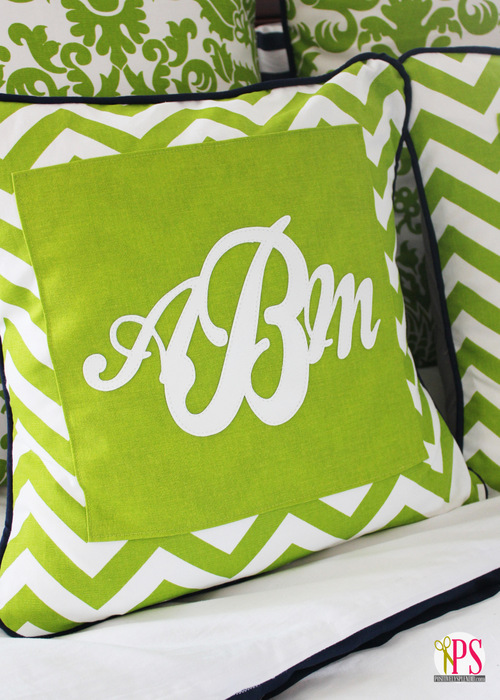 Custom Monogram Pillow Covers (Marine Vinyl Tips & Tricks) - Positively  Splendid {Crafts, Sewing, Recipes and Home Decor}