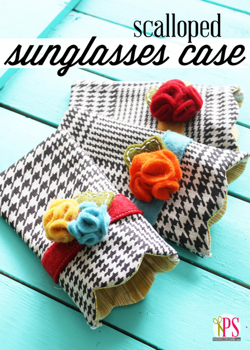 Quick & Easy DIY Sunglasses Case Pattern - Crazy Little Projects