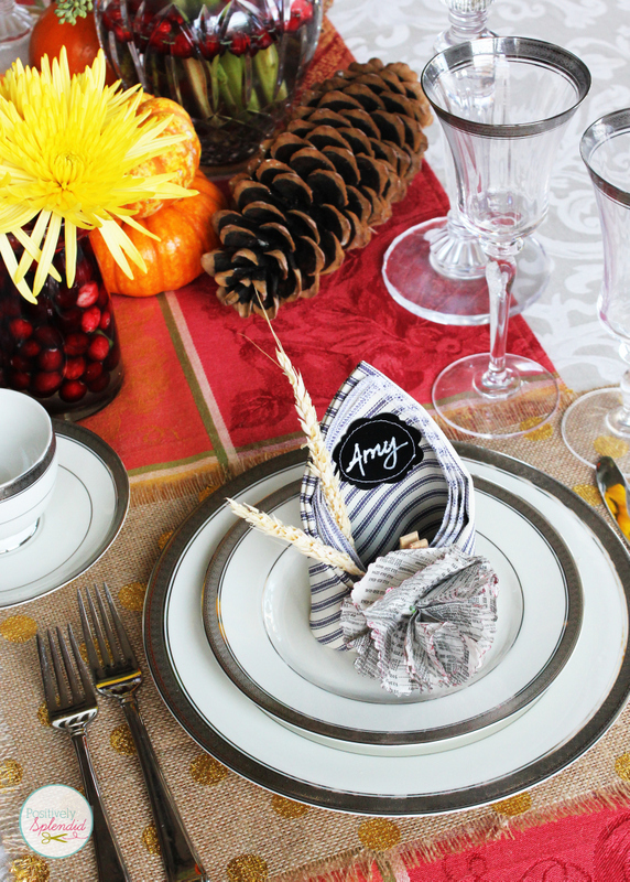 Thanksgiving Table Setting + Fall Craft Photo Challenge (Amazing ...