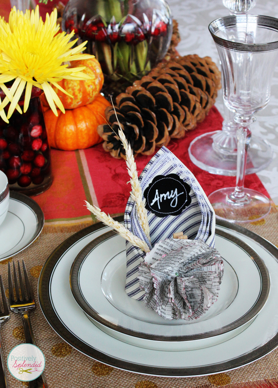 Thanksgiving Table Setting + Fall Craft Photo Challenge (Amazing ...