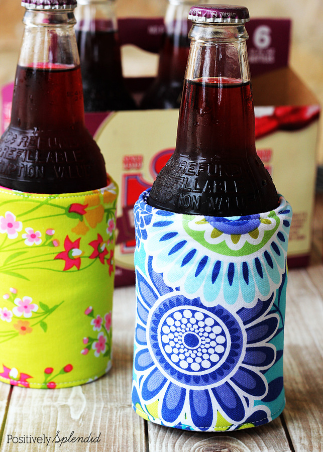 DIY Insulated Beverage Holders (Koozies) - Positively Splendid {Crafts,  Sewing, Recipes and Home Decor}
