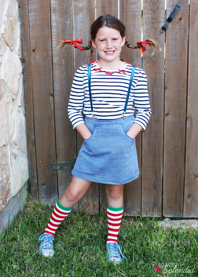DIY Pippi Longstocking Costume #MichaelsMakers - Positively Splendid ...