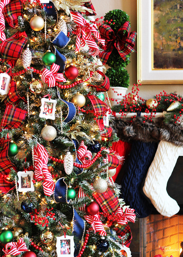 Traditional Plaid Christmas Tree #MakeitwithMichaels - Positively ...