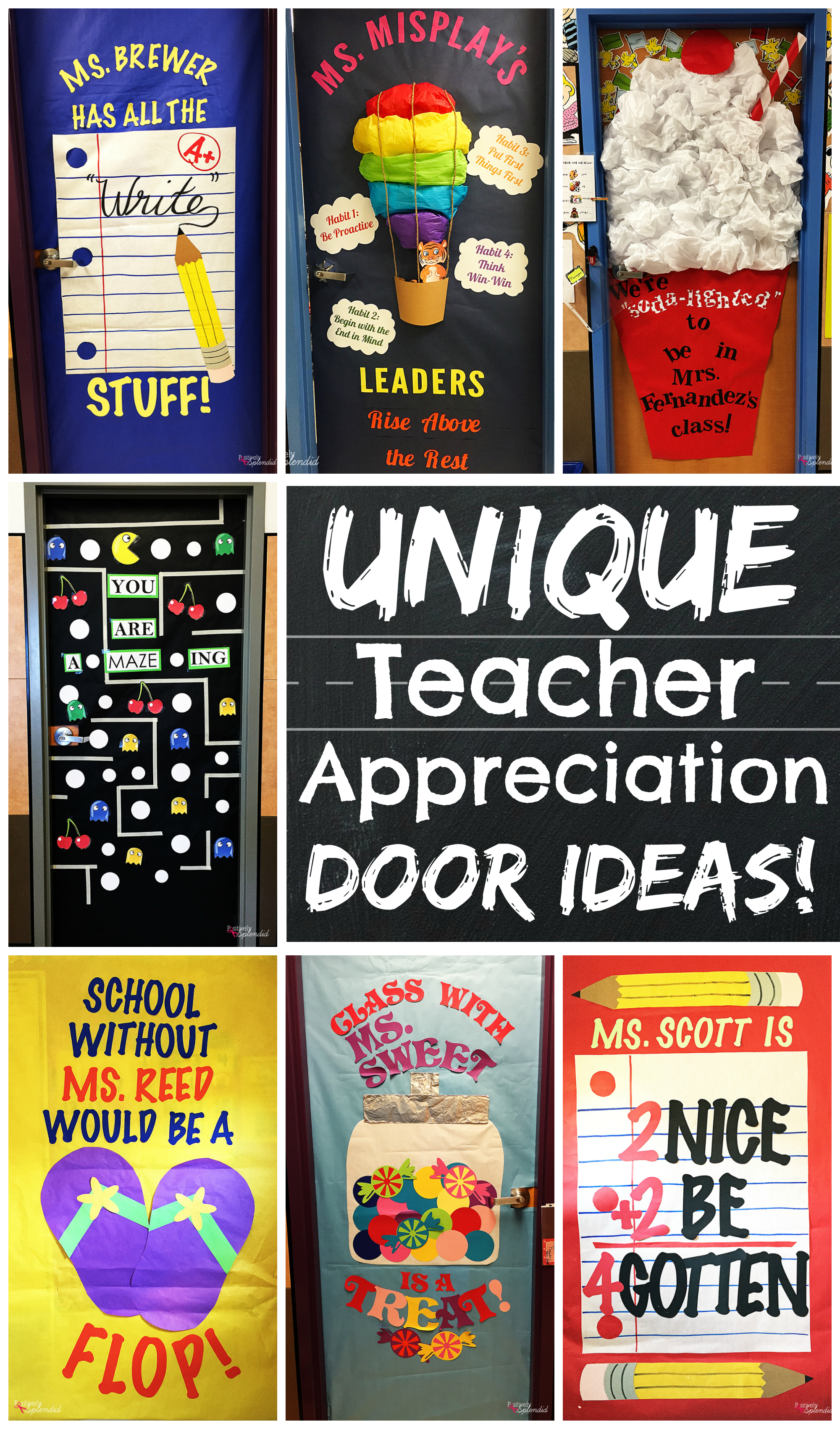 Teacher Appreciation Door Ideas Unique and Clever Designs!
