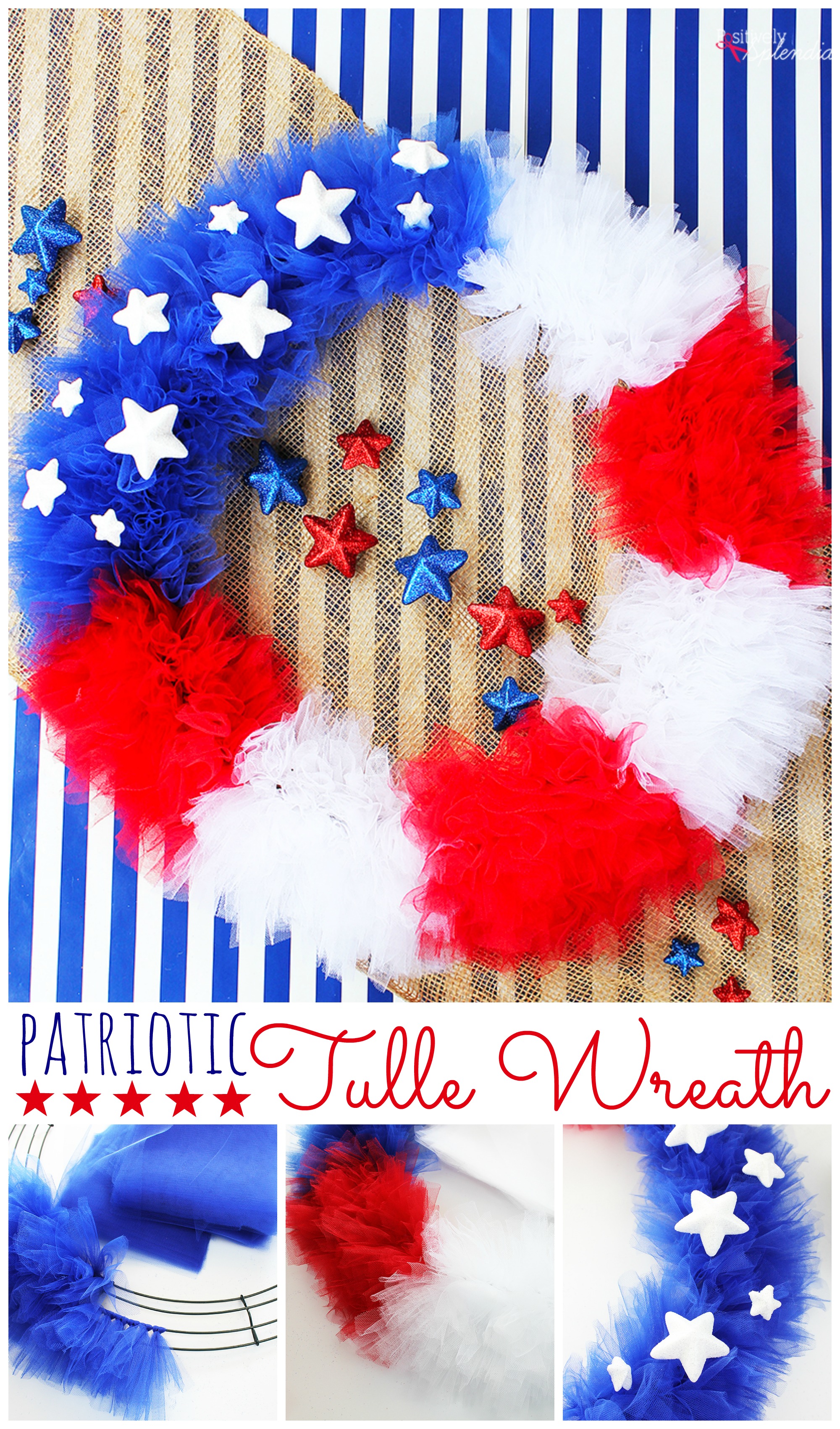 Ring Wreath July 4th Home Decorations Wreath For Patriotic