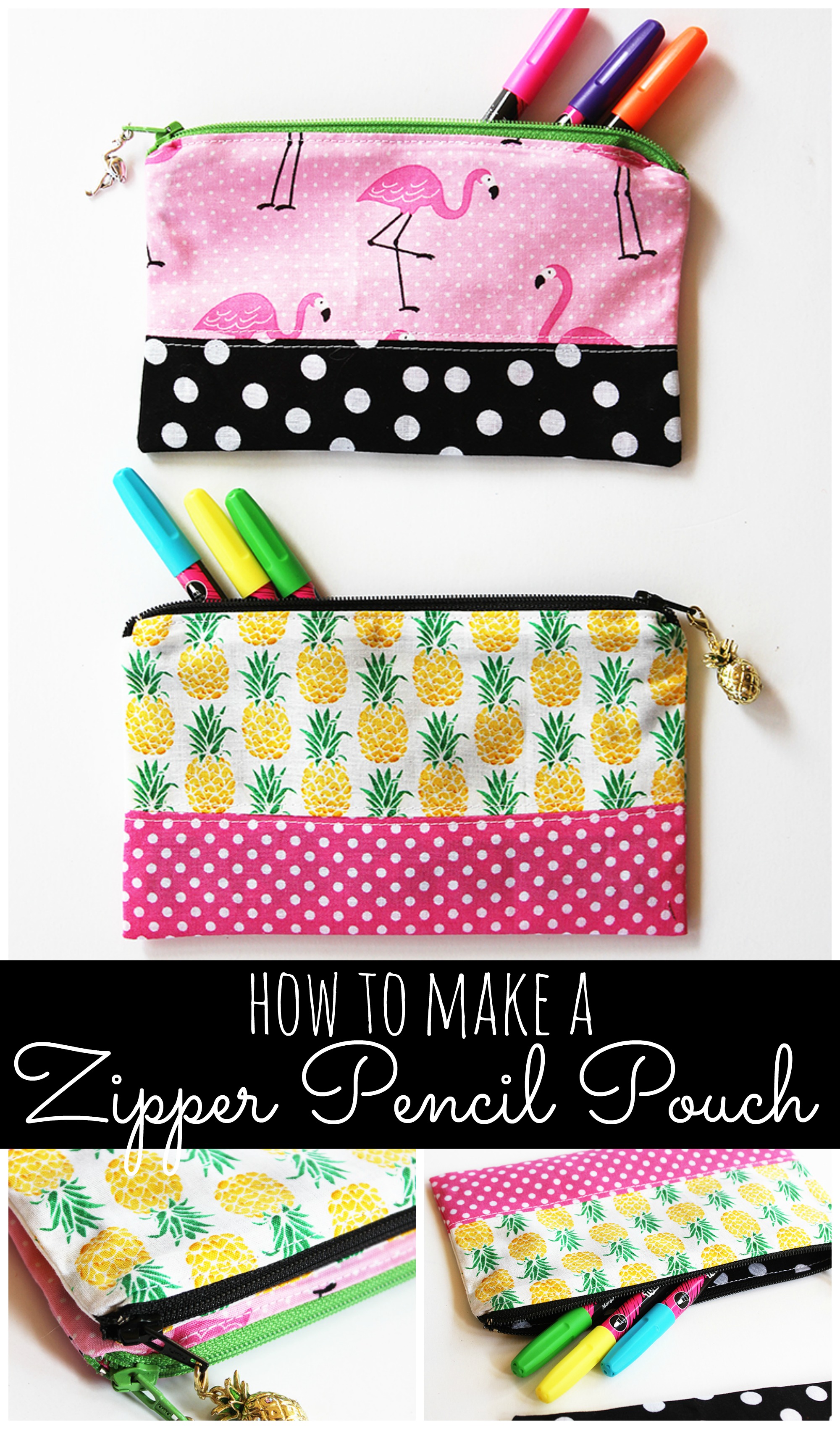 Zipper Pencil Pouch Sewing Tutorial - Positively Splendid {Crafts, Sewing,  Recipes and Home Decor}