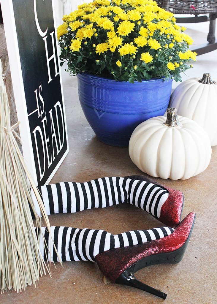 Wizard of Oz Wicked Witch Halloween Porch Decor - Positively Splendid ...