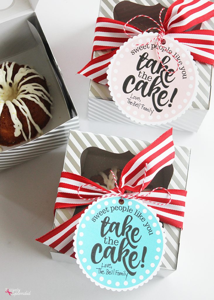 Miniature Cake Teacher Appreciation Gift Idea - Positively Splendid ...