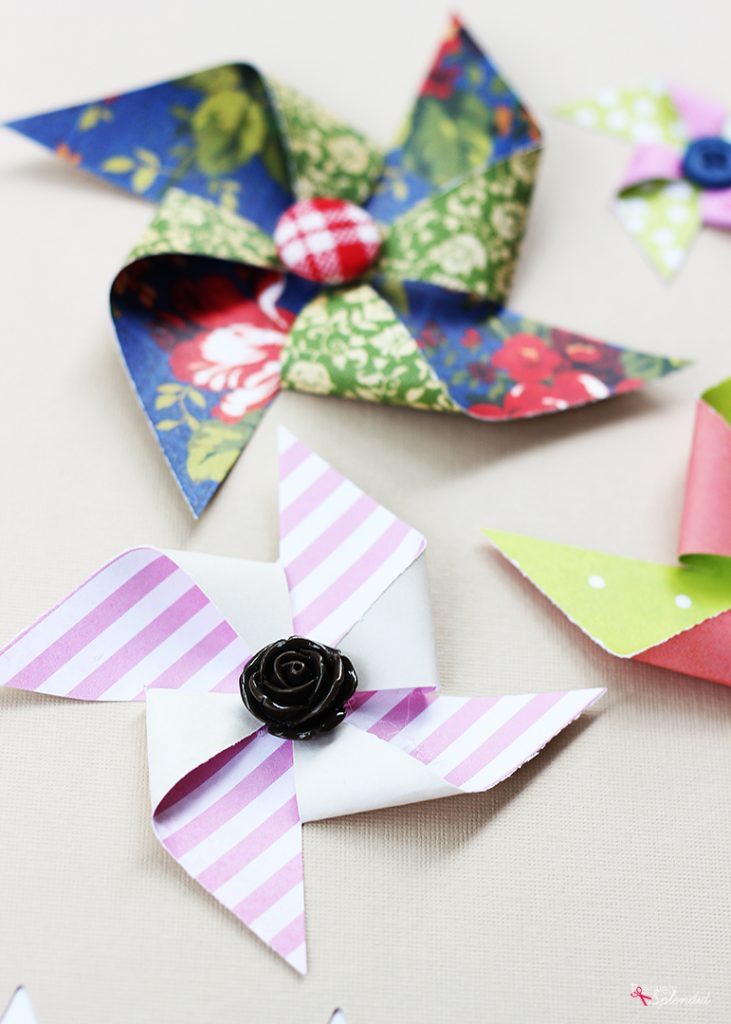 How To Make Paper Pinwheels - Positively Splendid {Crafts, Sewing ...