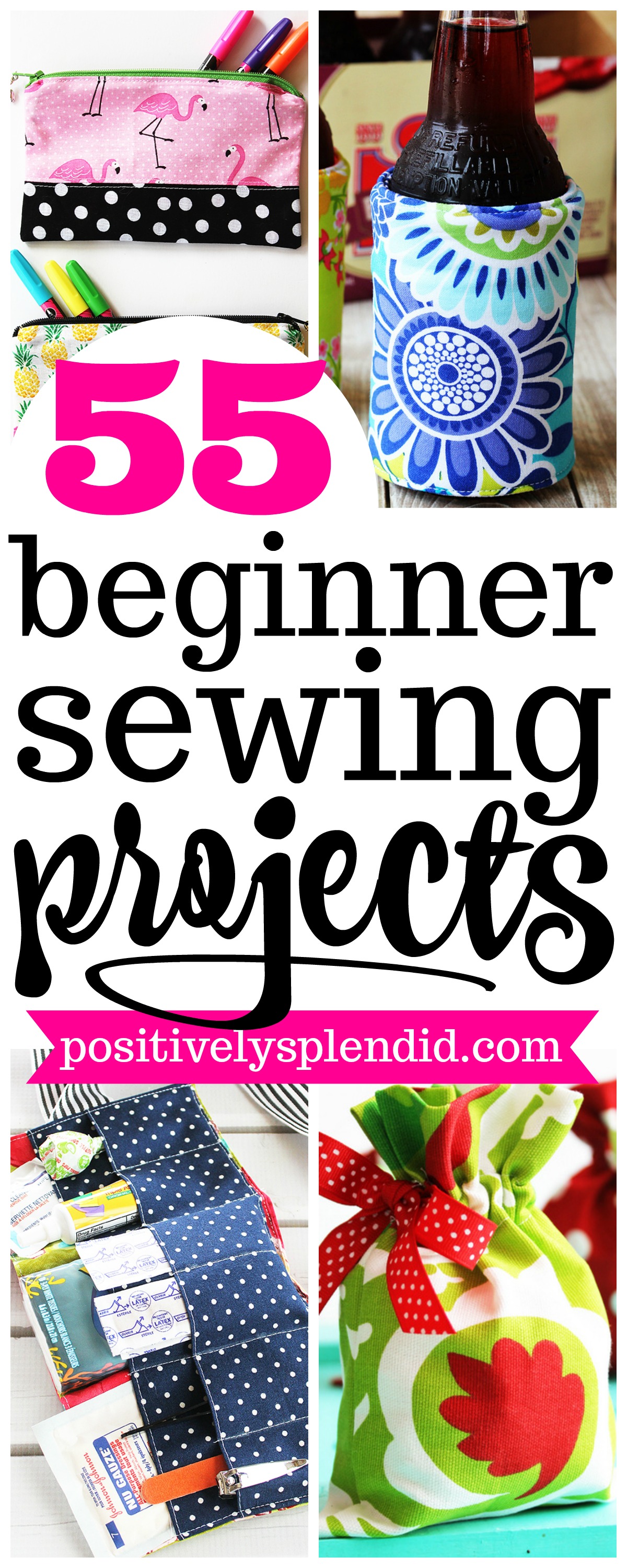 55 Easy Sewing Projects For Beginners Positively Splendid Crafts 