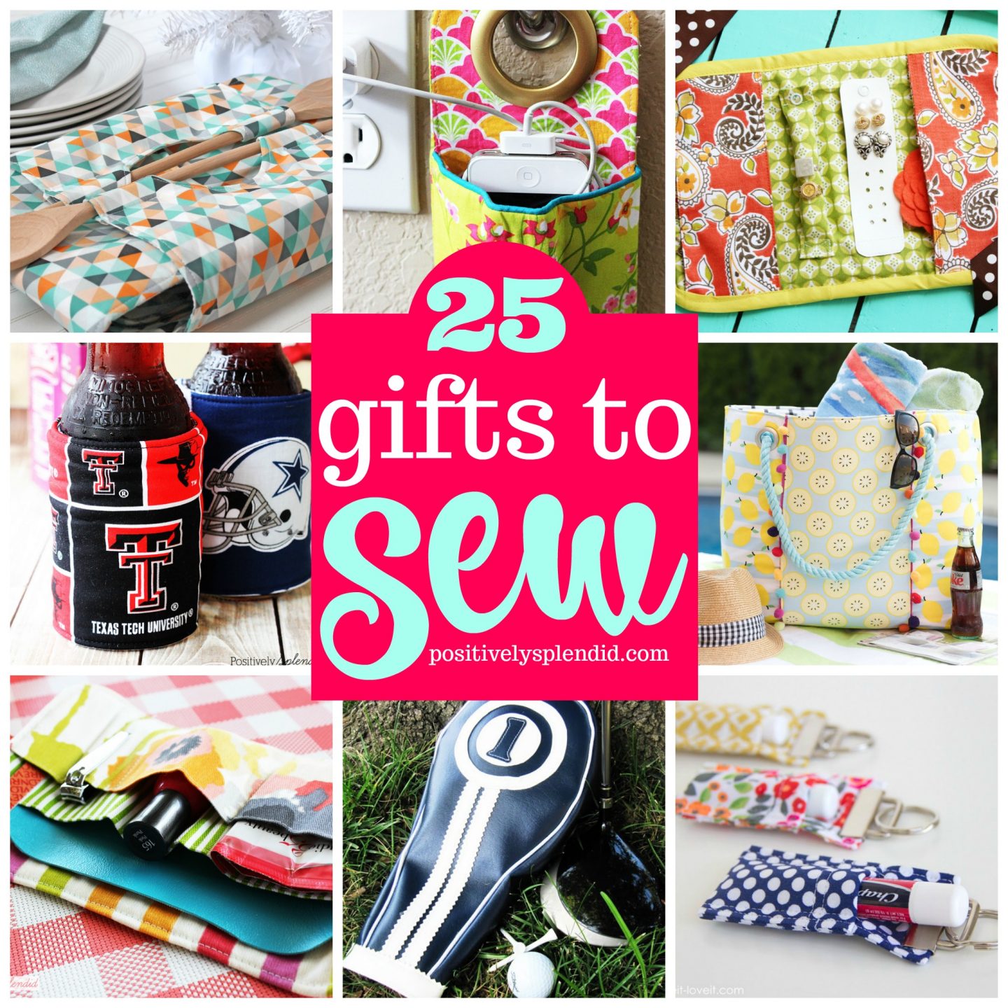 25+ Best Gifts to Sew - Positively Splendid {Crafts, Sewing