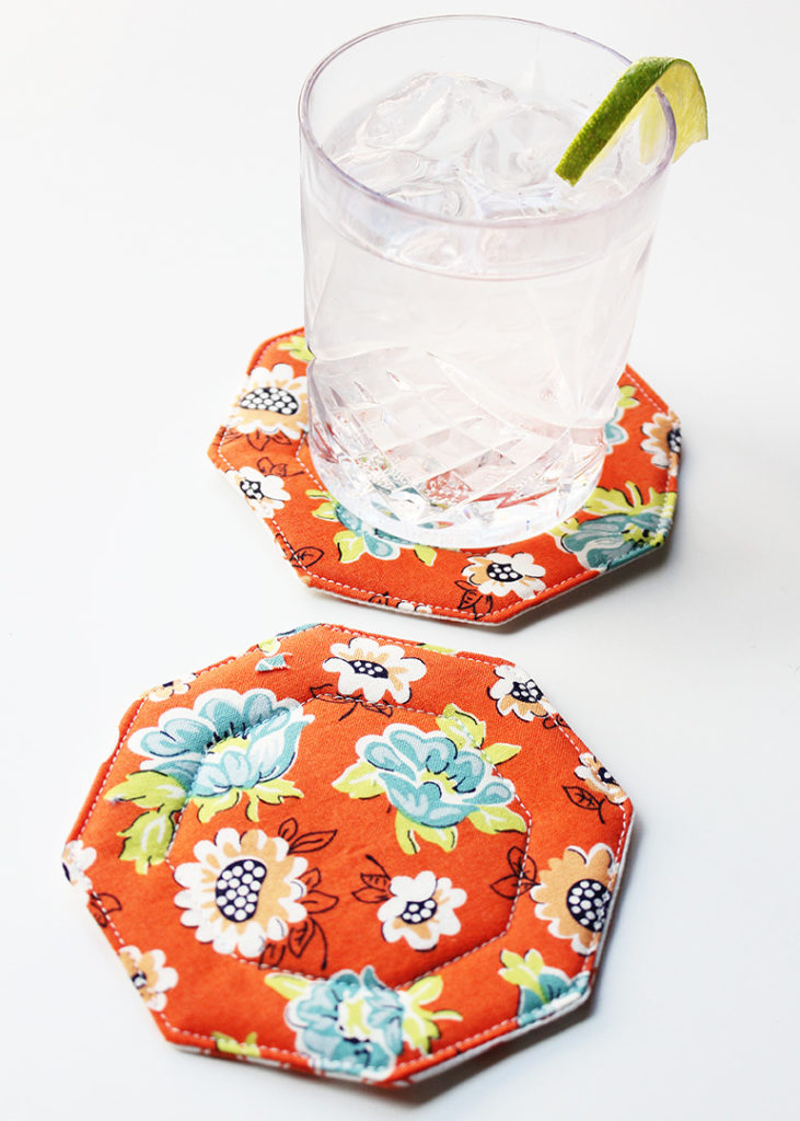 How To Make Fabric Coasters (Three Cute Styles!) - Positively Splendid ...